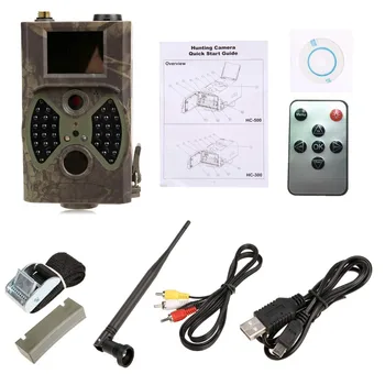 Medžioklės Kamera HC300M 12MP MMS, GPRS, GSM HC300M 1080p Judesio Detektorius Laukinės gamtos Namų Priežiūros lauko kameros medžiotojas