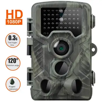 Medžioklės Video Camera 20MP 1080P Takas kamera Farm Home Security 0.3 s paleidimo Laikas Gyvūnijos Paslėptas Foto Spąstus HC800A Priežiūra
