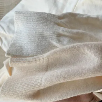 Megztinis Moterims Vieną Krūtinėmis V-kaklo Japaneses Harajuku Stilius Mokyklos Mergaičių Atsitiktinis Palaidų Plius Dydis 2XL susagstomi megztiniai Outwear Dienos