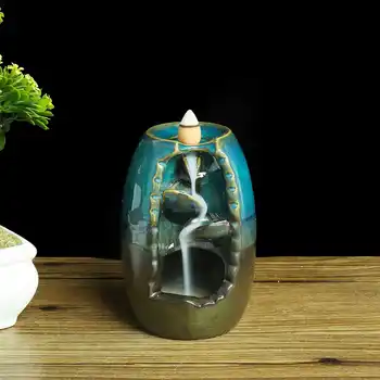 Meigar Tradicinės Keramikos Kalnų Krioklys Dūmų Moliuskui Smilkalų Degiklis Spurgų Turėtojas Rankdarbių Motinos Dovana, Namų Dekoro