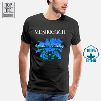 Meshuggah Mėlyna Nieko Marškinėliai 3Xl Black Sleeve T Shirt Vasaros Vyrai Tee Viršūnes Drabužių Vyrų Geriausia Pardavimo Marškinėliai Plius Dydis