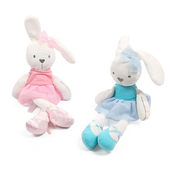 Mielas Easter Bunny Minkštas Pliušinis Triušis Iškamša Žaislas Nuraminti Triušis Kūdikio Lovos Pagalvę Žaislas Vaikams Baby Girl Vaikas, Gimtadienio Dovana