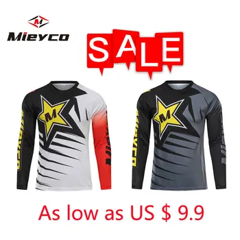 Mieyco Vyrai Pro crossmax moto Jersey kalnų dviračiais drabužių MTB dviračių T-shirt DH MX dviračių marškinėliai Offroad Kryžiaus motokroso Dėvėti