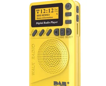 MiMini Radijo DAB Skaitmeninis Radijas FM Skaitmeninis Demodulator Built-in Speaker Nešiojamasis MP3 Grotuvas Vaikščioti Veikia Sporto, Laisvalaikio
