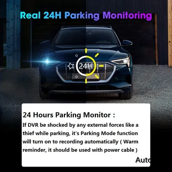 Mini Paslėptas Automobilio Brūkšnys Cam DVR Su WiFi, Dual Lens Car Camera Brūkšnys WIFI Vaizdo įrašymo G-sensorius Naktinio Matymo automobilių Stovėjimo aikštelė Stebėti