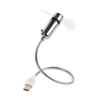 Mini USB Ventiliatorius, Mini, Mini Lanksti LED Šviesos USB Ventiliatorius Laikrodis Stalinis Laikrodis Kietas Įtaisą, Ekranas PC Laptop Notebook