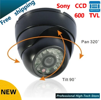 Mini VAIZDO Kamera 720P 600TVL Saugumo HD Tinklo VAIZDO Indoor Dome Kamera Sony CCD Nemokama Laivas