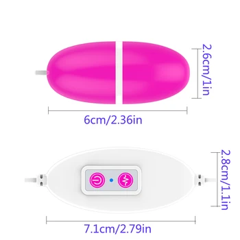 Mini įdomus dvigubas vibruojantis kiaušinis moterų žaislas aukšto dažnio vibracijos klitorio stimuliacija išangę G-spot suaugusiųjų masturbacija žaislas