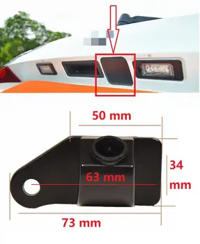 Misayaee HD 1280x720P Automobilių Peržiūrėti Atvirkštinio Atsarginė Kamera, Originalus Atvirkštinio Skylę 