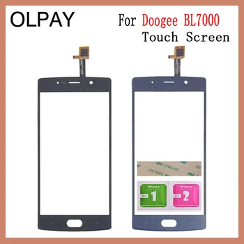 Mobilųjį Telefoną Touch Panel Doogee BL7000 Jutiklinis Ekranas skaitmeninis keitiklis Jutiklis Išorinio Stiklo Objektyvas Skydelis
