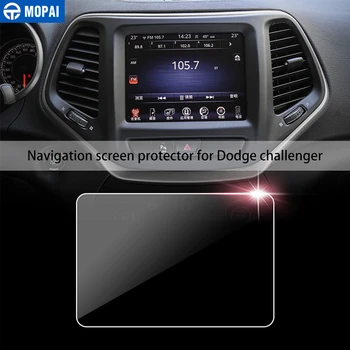 MOPAI Automobilių Lipdukas Dodge Challenger 8.4 Colių Automobilių GPS Navigacijos Ekrano Apsauginės Plėvelės Dodge Challenger Automobilį Priedai