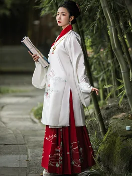 Moterų Kinijos Tradicinės Hanfu Kostiumą Lady Ming Dinastijos Pricess Medžiaga Moterų Etape Cosplay Veiklos Senovės Liaudies Šokių Drabužiai
