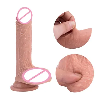 Moterų Realus Didžiulis Dildo Moteris su siurbtuko Dirbtinis Big Penis Penis Masturbator Erotika G Taško Suaugusiųjų Sekso Žaislai Produktas