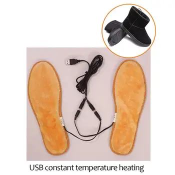 Moterų Žiemos Įkrovos USB Šilčiau Elektros Įkrovos Koja USB Įkrovimo Batus Kojų Įtvarai Šildymo Šiltesnis su Elektros Vidpadžiai, Įklotai