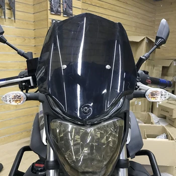 Motociklo priekinio, galinio Stiklo MT FZ 03 Priekinio stiklo pertvara nuo Vėjo už Yamaha MT03 MT-03 FZ-03 FZ03 2016 2017 2018