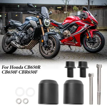 Motociklo Reikmenys, Rėmo Slankiklį Variklio apsauga Raštas Crash Pad Honda CB650R CB650F CBR650F-2021 2019 2020