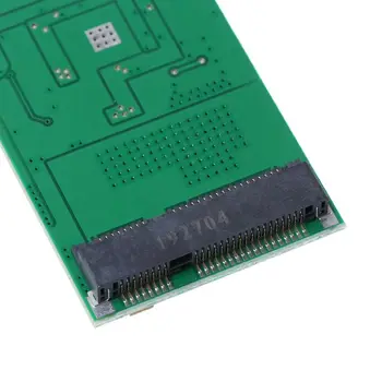 MSATA SSD USB 3.0 Adapteris Kortelės ASM1153E Didelės Spartos Mobiliojo U Diskų Keitiklis