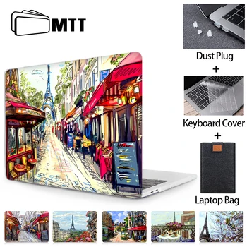 MTT Eifelio Bokštas Atveju, Macbook Air Pro 11 12 13 15 16 colių 2020 Dažytos Dangtelis, Skirtas 