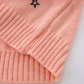 Mudkingdom Mergaičių Megztiniai Megzti Star Siuvinėjimo Megztinis Mergaitėms Žiemos Drabužių