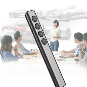 N35 Wireless Presenter Žymiklį RF 2.4 GHz, PPT Skaidrės Advancer USB Nuotolinio Valdymo Apversti Pen Powerpoint Prezentacija Clicker