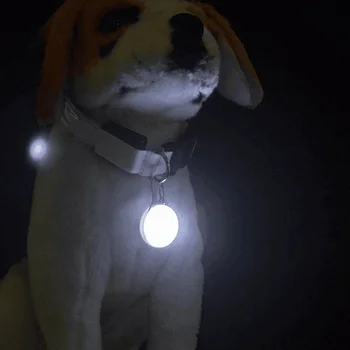 Naminių gyvūnėlių Šuniuką Naktį LED Antkaklio Pakabukas Naminių Reikmenys Kačiukas Saugos Įspėjamoji Lemputė Žygiai Kuprinė Sagtis Naminių Reikmenys Šunų Reikmenys