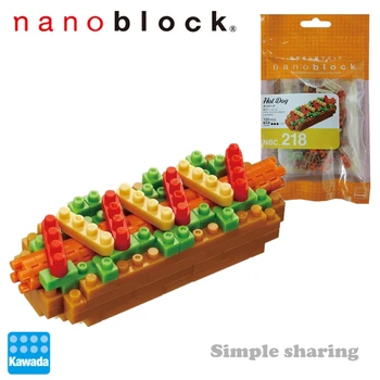 Nanoblock odinas, 3D Puzzle Alaus Hamburger Ledų Suši Mini Diamond Blokuoti Suaugusiųjų MicroBricks Švietimo Žaidimai Modelis