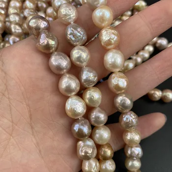 Natūralių Perlų Karoliukus, Netaisyklingos Formos Baroko Prarasti Perlų Karoliukai, Aukštos Kokybės Perlų Karoliukus, 
