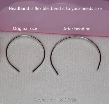 Naujas 10 Gabalas/Daug Blyth Hairband BJD Hairband Azone Hairband Lėlės Priedai (tinka blyth, Azone, BJD, 1/6 Lėlės) HB001