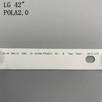 Naujas 9 Led 850mm LED Apšvietimo juostelės LG 42 colių TV T420HVN05.2 innotek POLA2.0 42