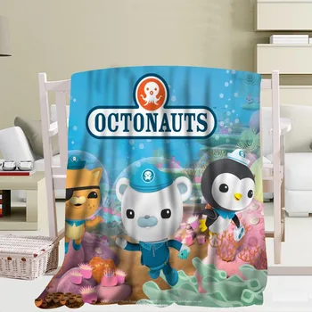 Naujas Atvykimo Octonauts Antklodės 3D Spausdinimo Minkšta Antklodė Mesti Namų/Sofa/Patalynė Nešiojamų Suaugusiųjų Kelionės Padengti Antklodė