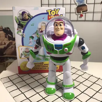 Naujas Disney Toy Story 4 Kalbėti Buzz Lightyear Žaislai Žibintai Balsai Kalbėti Jungtinio Kilnojamojo Veiksmų Skaičius, Lėlės, Žaislai Vaikams, Dovana