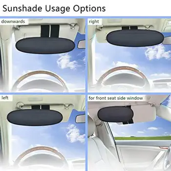 Naujas Kovos su akinti Saulės Skydelis Automobilių Transporto skėtį nuo saulės Extender Nuimamas Sunkvežimių Stabdžių-akinti