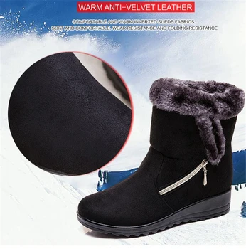 Naujas Moterų Batai Moteriška Žemyn Žieminiai Batai Platformos Šilti Sniego Batai Ponios Batai Moteris Šiltas Fur Botas Mujer Laisvalaikio Bateliai