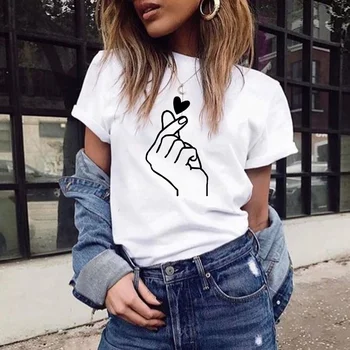 Naujas Moterų Marškinėliai Vasaros mados spausdinti prarasti Topai Marškinėliai, Femme Hipster Marškinėlius