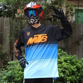 Naujas MTB Off road kalnų jersey motociklo kalnų dviratį Dviračiu Džersis sporto Salė Sporto Kvėpuojantis Prarasti long sleeve t-shirts