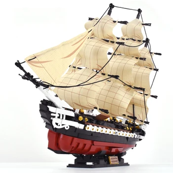 Naujas Senovės Laivų Laivų Statybos Blokus Rinkiniai Konstitucijos Buriavimo Mokymo Duomenys Plytų Žaislai Vaikams Kalėdų Dovana