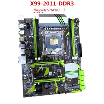 Naujas X99-LGA2011 DDR3 kompiuterio motininė plokštė palaiko ECC-DDR3 atminties žaidimų darbalaukio 2678v3CPU