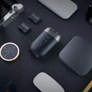 Naujas Xiaomi Olybo Dvivietis Vadovas Elektrinis Skustuvas Juoda Aukšto Dažnio Motorinių, Mažai Triukšmo Elastinga Ultra Plonas Cutter Net 90 Dienų