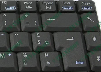 Nauji ir Originalus Laptopo klaviatūros ASUS Z94 A9 A9T X50 X51 X58 X59 Serijos Black prancūzų kalba - V011162CK1 FR