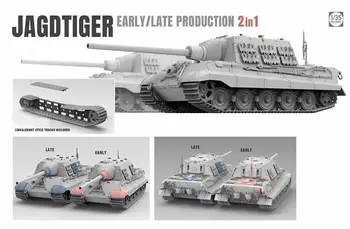 Naują Įrašą Žaislai Kareivis Modeliai 1/35 Tankai Modelis Dovana Jagdtiger Bakas