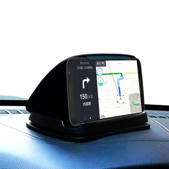 Naujų Automobilių GPS Mount Laikiklis Navigacijos 3-6.8 Colių Telefono Stovas Prietaisų Skydelio Anti-Slip Mat Stabili Planšetinio Kompiuterio Stovas Laikiklis