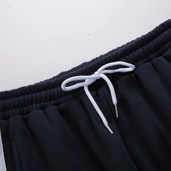 NB sporto kelnės, vyriški elastiniai prarasti elastinga sporto haremas pants vyriškos laisvalaikio kelnės bėgimo sporto korėjos streetwear vyriškos kelnės