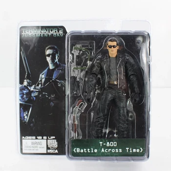 NECA Terminatorius T-800 T-1000 Endoskeleton PVC Veiksmų Skaičius, Kolekcines, Modelis Žaislas