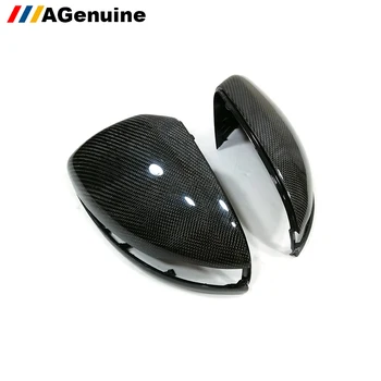 Nekilnojamojo anglies pluošto šoninis veidrodis apima galinio vaizdo veidrodis kepurės su įrašų Mercedes-Benz C E S E G klasės W205 W213