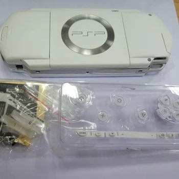 Nemokamas pristatymas!! 9 Spalvos PSP 1000 PSP1K Pilnas Korpusas su Lukštais Padengti Atveju su Mygtukų Rinkinys