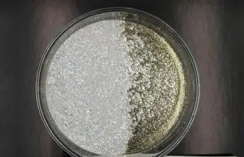 Nemokamas Pristatymas Balta Vaivorykštės Aukso Diamondtron Kosmetikos Klasės Prarasti Blizgučiai Pigmento Miltelių