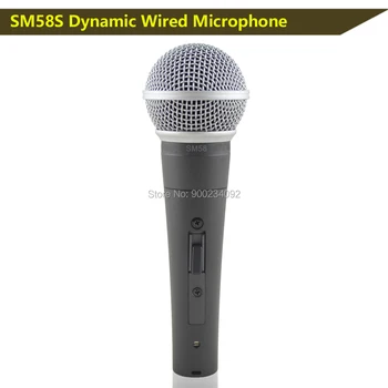 Nemokamas pristatymas sm58sk sm58lc Vokalas laidinis Mikrofonas dinaminis cardioid profesionalus mikrofonas