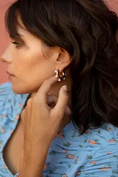 Nerūdijančio plieno auskarai baroko bižuterijos punk dideli auskarai moterims 2021 naujo žavesio aukso Kalėdų dovana pareiškimas