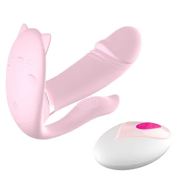 Nešiojami Atšilimo Varpos Klitorio Stimuliacija Massager Šildymo Drugelis Vibratorius ir Nuotolinio Valdymo G-spot Vibracijos Sekso Žaislai 18+