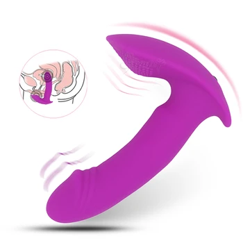 Nešiojami Vibratorius Vibruojantis Dildo Kelnaitės Makšties Masažas G Spot Klitorio Stimuliatorius Moterų Masturbacija Sekso Žaislai Moteris